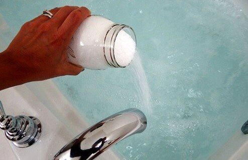 Bain avec du soda